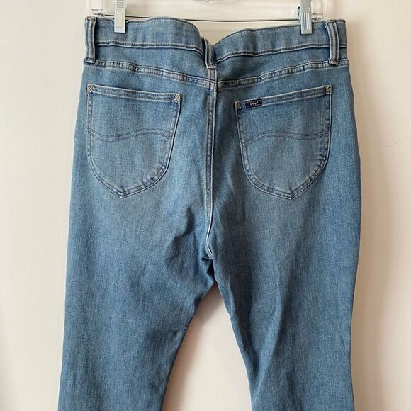 Lee Slim Fit 5 pockets Cigarette Mid-rise ankle jeans, size 16M - Picture 2 of 4